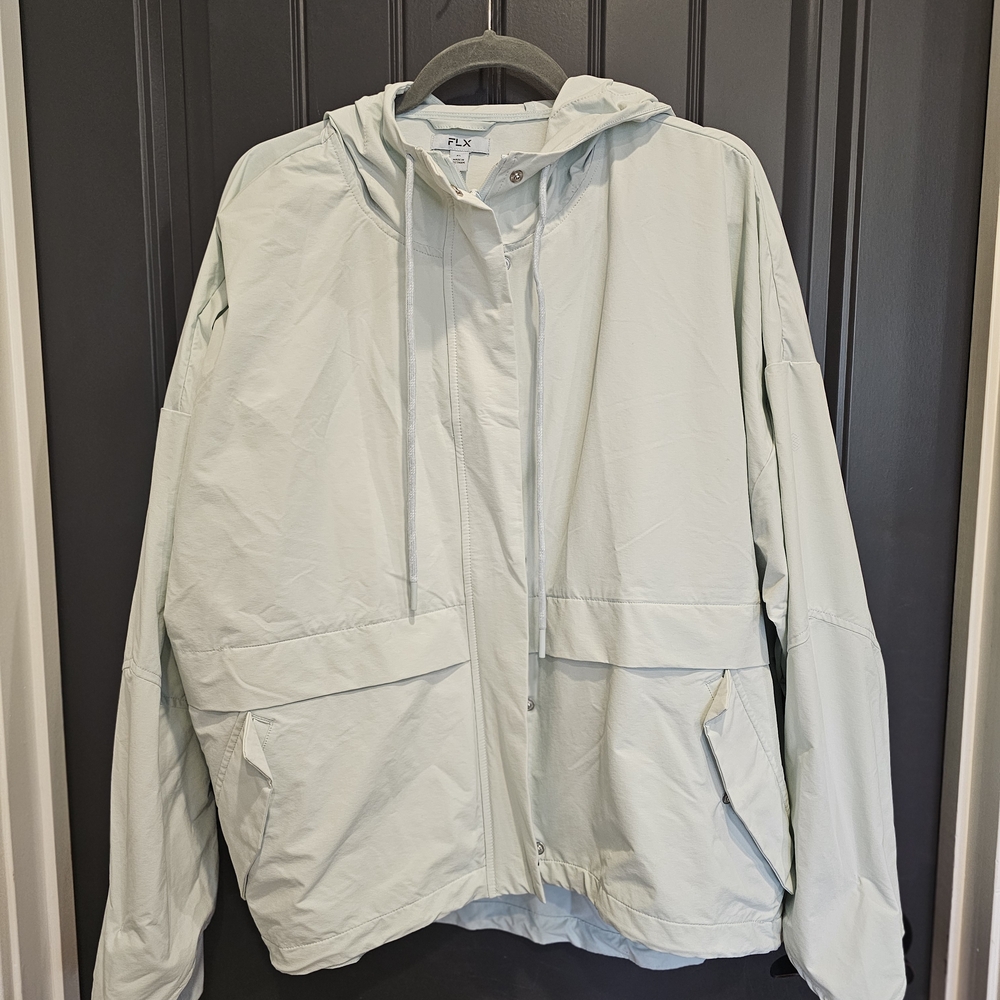 Light Gray Hooded Jacket - image 1